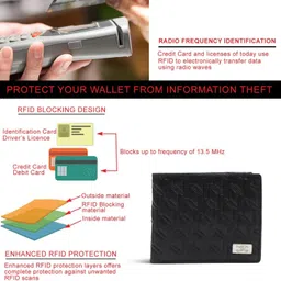 hacksafe Men Casual Multicolor Genuine Leather RFID Wallet image 4