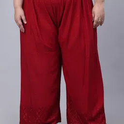 Trend Level Women Wide-Leg Geometric Hem Design Palazzos-picture-29