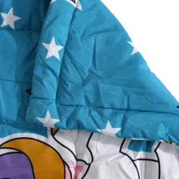 hosta homes Multicolor Unicorn Cotton 210 Reversible Single Bed Comforter image 5