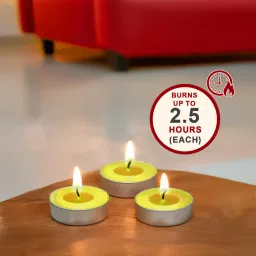 pan aromas 15-Pack Scented Tealight Candle - Lemon Grass image 4