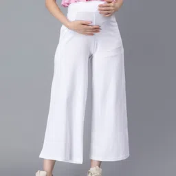 NIGHTSPREE Wide Leg Cotton Maternity Palazzos-picture-11