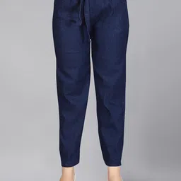 BAESD Girls Straight Fit Mid-Rise Clean Look Cotton Jeans-image-8