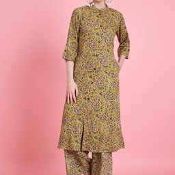 Vbuyz Floral Printed Kurta with Palazzos-picture-3