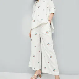 max Women Floral Printed Straight Palazzos-image-54