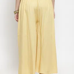 Clora Creation Women Pack Of 2 Red & Beige Knitted Ethnic Palazzos image 4