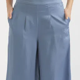 SAADAA Wide Leg Mid Rise Palazzos image 2