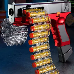 zuuluzrs Air Blaster Soft Shooting Gun Toy with 10 Foam Bullets Soft Bullet Pistol Gun Guns & Darts image 1