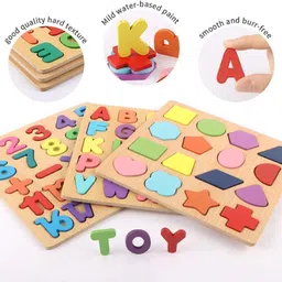 qutoo box Wooden Learning Educational Board | Shapes Puzzle Toys for 2+ Years Boy & Girl image 5