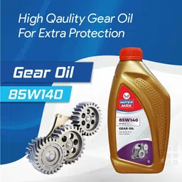 moter max Premium Quality 1L 85W140 API GL-5 High Performance Gear Oil image 3