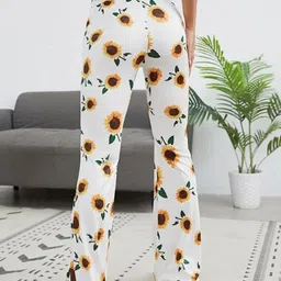 tandul Women Regular Fit Multicolor Lycra Blend Trousers image 4