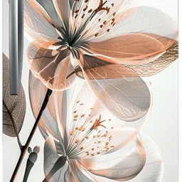 anita enterprises 120 inch Abstract Fridge Sticker Single Door Fridge Sticker Refrigerators Sticker with Self Adhesive Sticker image 2
