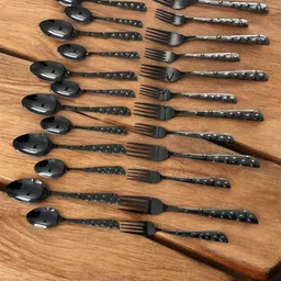 merish Stainless Steel Cutlery Set of 25 Stainless Steel Cutlery Set image 2