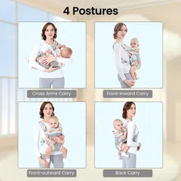 hannea 4 in 1 Baby Carrier, Adjustable Kangaroo Baby Carrier Front Baby Carrier image 4