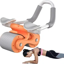 mynxe Automatic Rebound Ab Exercise Roller with Elbow Support and Timer Ab Exerciser Ab Exerciser image 3
