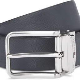 tommy hilfiger Men Casual Black, Brown Genuine Leather Reversible Belt image 1