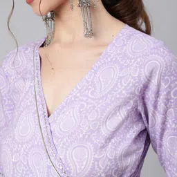 jaipur kurti Women Printed Pure Cotton A-line Kurta image 4