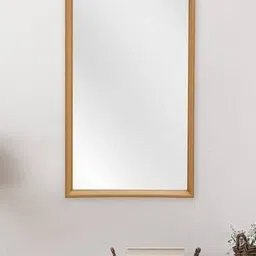 livince Pine Wood Wall Mirror Bathroom Mirror image 1