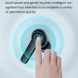 magenese M19 Wireless Earbuds TWS 5.1 Large Screen Dual LED Bluetooth Headset image 4