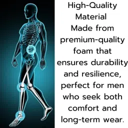 gejuff Size-7 Memory Foam Insole for Men Memory Foam Shoe Sole Sneakers For Men image 5