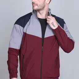 kdsn Solid Men Wind Cheater image 1