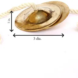 dekulturework Handmade Brass Manjeera Kartal Instrument image 2