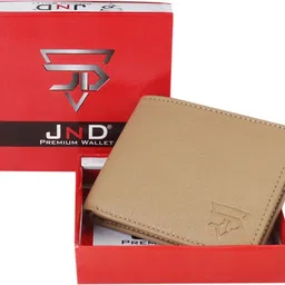 jnd Men Casual Beige Genuine Leather Wallet-picture-10