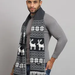 Ravaiyaa - Attitude Is Everything Animal Print Men Muffler image 2