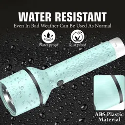 zeno volt Multifunctional Smart Torch Rechargeable LED Flashlight Long Distance Beam Range Torch image 3