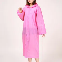 frankopolis Solid Women Raincoat-picture-20