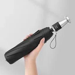 kripara 3 Fold Auto Open Rolls Royce Umbrella Silver Metal Handle Umbrella-1PCS Umbrella-picture-24