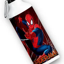 printingzone Spiderman Sipper Spiderman Water Bottle For Girls Boys (BS) 600 ml Water Bottle image 1
