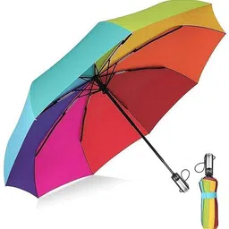 satkavee enterprise 3 Fold Umbrellas,Automatic Open & Close 10Ribs Folding (Multicolor) Umbrella-picture-28