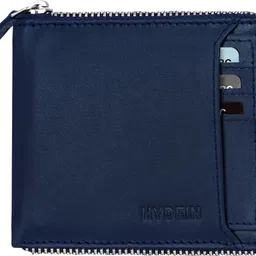 hydein Men Trendy, Evening/Party Blue Genuine Leather RFID Wallet-picture-17