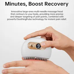 sellastic Full Body Electric Massager Machine | 3 Vibration & 3 Heating Modes | Rechargeable Gua Sha Jawline & TMJ Pain Relief Massager for Face, Neck & Back Massager image 5