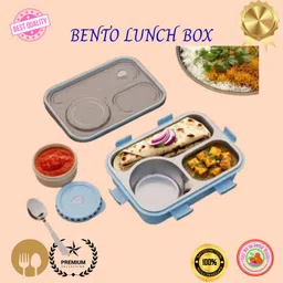 moira international Lunch Box for Kids Compartment Insulated Stainless Steel Tiffin Box for KID_L181 3 Containers Lunch Box-picture-25