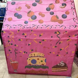 tushiv Lightweight Foldable Kids Tent with Big Cake Design image 2