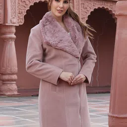 plagg Wool Solid Coat For Women image 3