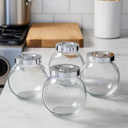 b7 creations Glass Pickle Jar - 200 ml image 1