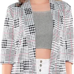 london rag Women Printed Single Breasted Casual Blazer-picture-12