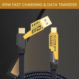 NANDGHER 4-in-1 Cable 1 m 4-in-1 Multi-Port Fast Charging, Data Sync Cable for Lightning, Type-C, USBD87-image-79