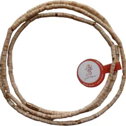 jupiter speaks Iskcon Tulsi Kanthi Mala 2 Round for Neck Wearing, 100% Pure Vrindavan Tulasi Beads Size 3 mm, Color Brown for Men and Women Wood Chain-picture-15