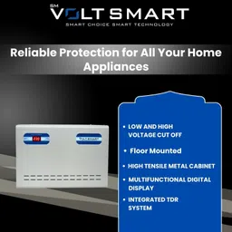 voltsmart 3 KVA 90V - 300V Heavy Duty Mainline Voltage Stabilizer for Home | Wall Mounted image 3