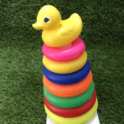 kjee Plastic Teddy Stacking Ring Jumbo Stack up Educational Toys image 2