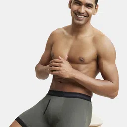 jockey 1017 Super Combed Cotton Rib Solid Men Trunk image 5