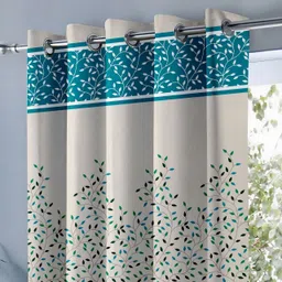 rootscurtains 152.4 cm (5 ft) Window Polycotton Room Darkening Curtain Single Curtain image 4