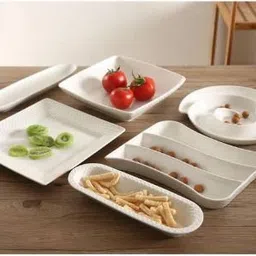 rs enterprises Pack of 6 Ceramic Dinner Set-picture-37