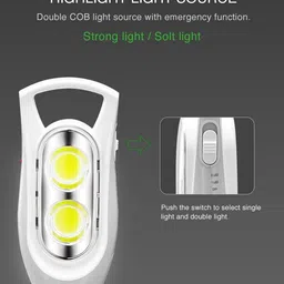 dp 7156 (RECHARGEABLE LED EMERGENCY LIGHT) 1200mAh Battery, 4 W LED Multifunctional 3 hrs Lantern Emergency Light image 4