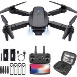 NimbusX E88 Pro 4K Dual Lens Drone with Headless Mode & FPV Streaming DDR2 2 GB NVIDIA Chipset 0 bit 0 MHz Graphics Card-picture-30