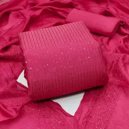 vedanya creation Unstitched Pure Cotton Kurta & Churidar Material Self Design-picture-10