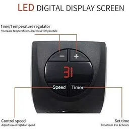 nuvio IVV®-7UJ-Space with Ceramic Personal Thermostat Hand Warmer Fan Room Heater image 5